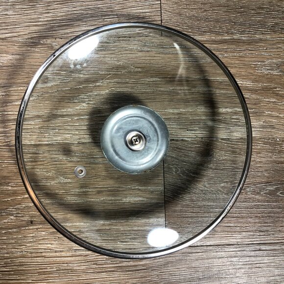 EKCO Copperelle Stainless Steel Glass 7.50 OD 7.25" ID Replacement Lid - Picture 2 of 4